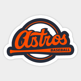 Astros Up to Bat Sticker